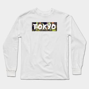 Tokyo City Night View Long Sleeve T-Shirt